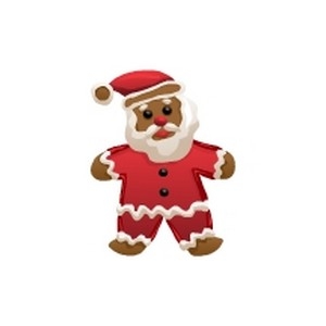 Gingerbread Santa Cookie